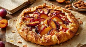 Cette tarte aux prunes sans moule de grand-mère cache ce geste avec les amandes qui évite la pâte détrempée