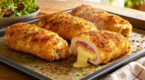 Cordon bleu maison : cette cuisson au four évite l&rsquo;erreur qui les rend gras et tout mous comme au supermarché
