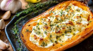 Courge butternut rôtie : cette recette au fromage de chèvre qui change tout (et l&rsquo;erreur au four à éviter absolument)