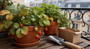 Fraisiers en pot : ce geste de début septembre qui les sauve de la poubelle quand ceux de vos voisins meurent