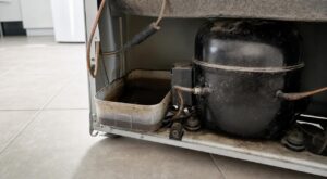 Frigo qui sent le moisi et devis à 300 € : ce bac caché sous le moteur que vous ne nettoyez jamais