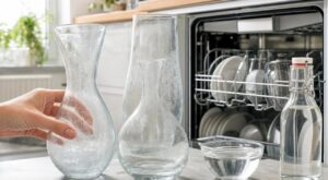 Lave-vaisselle : cette erreur avec vos vases et carafes en verre les brûle à jamais, le test au vinaigre qui le prouve