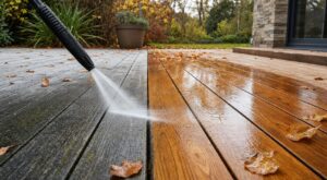 Nettoyeur haute pression : cette habitude de septembre fait perdre des années de vie à votre terrasse en bois
