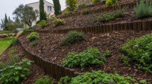 Paillage sur terrain en pente : cette erreur transforme votre talus en toboggan à chaque pluie, voici comment l&rsquo;éviter