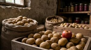 Pommes de terre : ne les rangez plus sans ce test avec ce fruit du quotidien, il dit si elles tiendront l’hiver