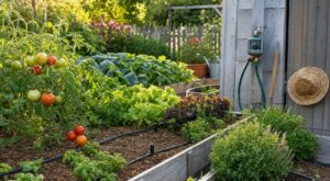 Potager en été : ce duo de gestes simples avant les vacances évite le carnage et le garde arrosé jusqu&rsquo;à 14 jours
