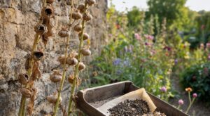 Roses trémières : ce geste de fin d’été des anciens avec les graines change tout pour votre jardin au printemps