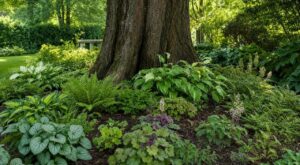 Sous votre vieil arbre, arrêtez d’accuser l’ombre : ces plantes méconnues transforment enfin ce coin maudit