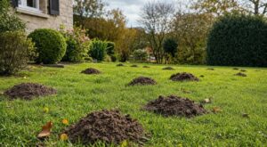 Taupinières par dizaines en septembre : la pluie n&rsquo;y est pour rien et cette erreur abîme vraiment votre jardin