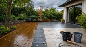 Terrasse en bois, composite ou pierre : ces gestes de septembre avant la pluie évitent l&rsquo;erreur qui ruine votre terrasse