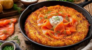 Un soir sans idée, j&rsquo;ai fait ce geste avec une galette de pommes de terre au saumon : ma famille en redemande