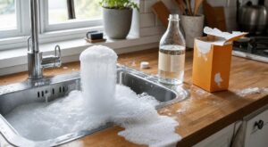 Vinaigre et bicarbonate : cette mousse spectaculaire cache une erreur qui flingue tous vos nettoyages