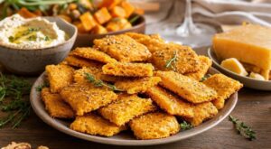 Apéro : ces crackers au fromage enterrent vos chips, grâce à ce légume doux caché dans la pâte