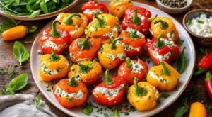 Apéro : ces mini poivrons farcis sans cuisson font sensation, à condition d'éviter cette erreur avec le fromage frais