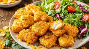 Apéro et salades : cette céréale du petit-déjeuner transforme la feta en bouchées ultra-croustillantes