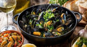 Arrêtez de faire bouillir vos moules : ce moine-cuisinier les cuit à la vapeur avec ce seul liquide du placard