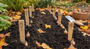 Bulbes plantés en septembre : ce système malin en 3 repères évite de les oublier et de les massacrer au printemps