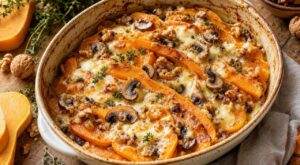 Butternut : arrêtez de la couper en cubes, ce gratin invisible au chèvre et aux noix va tout changer
