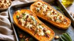 Cette butternut farcie au chèvre et aux noix a détrôné notre gratin du dimanche, voici pourquoi tout le monde l'adopte