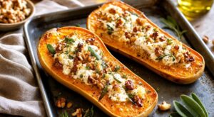 Cette butternut farcie au chèvre et aux noix a détrôné notre gratin du dimanche, voici pourquoi tout le monde l'adopte