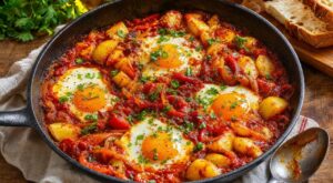 Cette chakchouka aux pommes de terre est devenue mon plat du soir préféré : le secret tout simple qui change tout