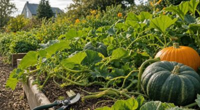 Courges du potager : ce geste de taille en septembre qui peut encore sauver et grossir vos fruits avant les gelées