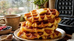 Dimanche pluvieux : ne faites plus ces gaufres molles, ce secret de pâte levée donne le croustillant façon fête foraine