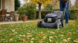 En octobre, ne ramassez plus vos feuilles : ce réglage de tondeuse des anciens sauve la pelouse et nourrit le sol