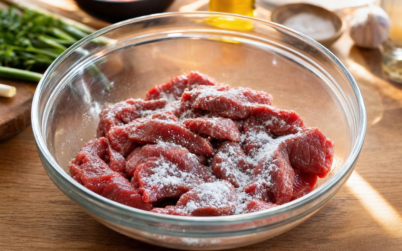 J'ai trempé mon bœuf dans cet ingrédient de placard : en 20 min, il devient aussi fondant qu'au restaurant