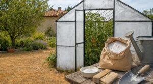 « Je croyais mon gazon condamné par la sécheresse » : 1 kilo de blanc de Meudon en juillet a aussi protégé mes tomates sous la serre