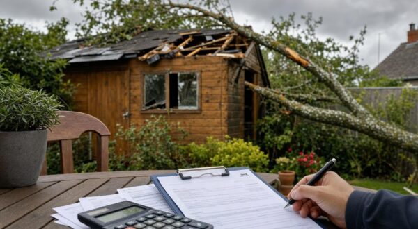 « Je payais mon assurance habitation depuis 8 ans » : ce que mon assureur m'a annoncé quand une branche a éventré mon abri de jardin