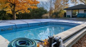 Les piscinistes n'en peuvent plus de le répéter : vider entièrement son bassin en octobre déforme une piscine enterrée avant avril