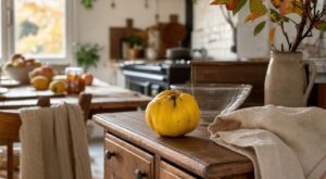 Ma voisine pose un coing sur son buffet fin octobre, et ce n'est pas pour faire joli : son astuce embaume toute la maison pendant 3 semaines