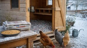 Mon voisin ne met plus de paille au poulailler dès le mois de décembre : ce déchet de la boîte aux lettres protège bien mieux ses poules