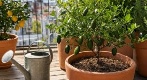 On arrose tous le citron caviar en pot comme un citronnier : les pépiniéristes attendent ce signe avant de verser une goutte en été