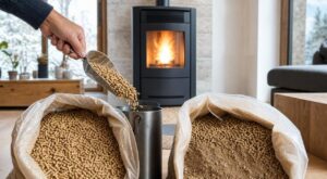 Poêle à granulés : ces deux voisins ont les mêmes pellets, ce geste avec le fond du sac évite pannes et réparations