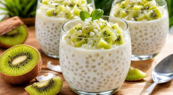 Riz au lait : cette crème coco aux petites billes vertes et perles du Japon fait oublier tous vos desserts