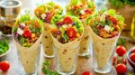 Si votre enfant refuse la salade, cette astuce avec une tortilla le fera tout manger en croyant à une glace