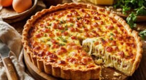 Soirs de flemme : cette quiche aux lardons au fromage filant évite la pâte détrempée grâce à un geste clé